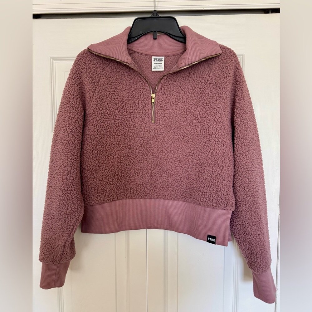 PINK quarter zip lightweight fleece XS
Very good condition